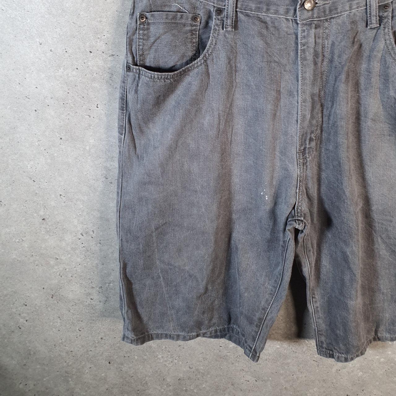 Vintage Levi’s 569 Baggy Shorts Jorts Cargo Mens W36 Grey Relaxed Denim