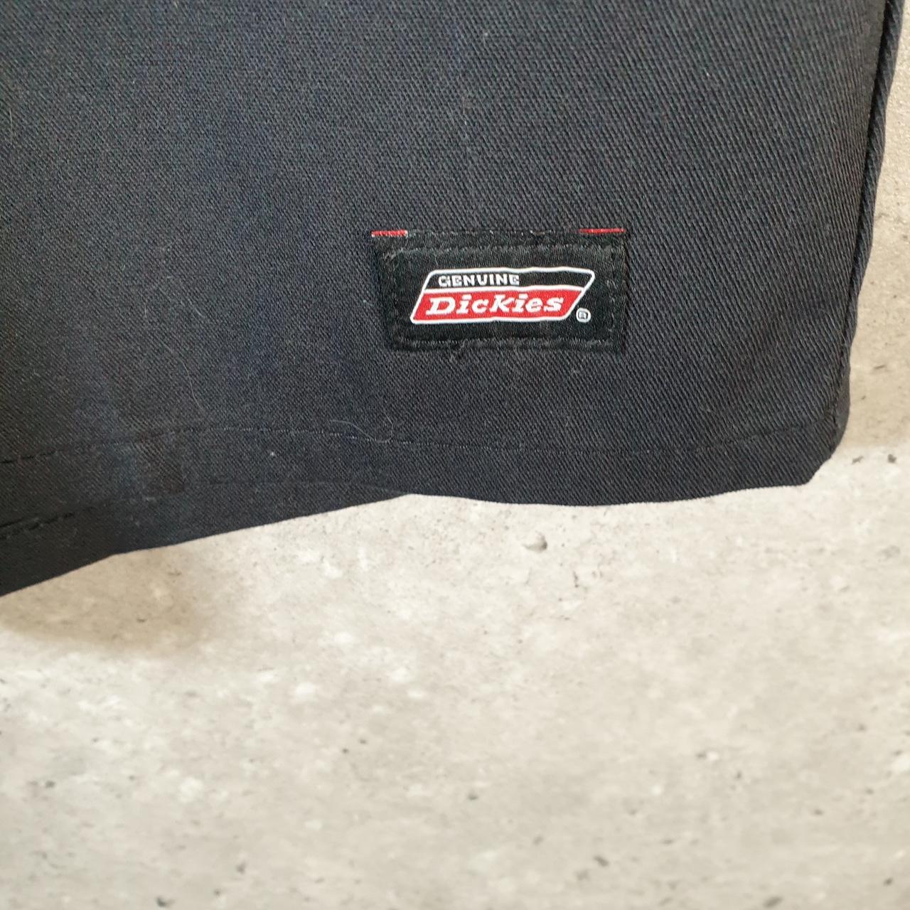 Vintage Dickies Baggy Chino Shorts Jorts Cargo Mens W34 Black Loose Fit