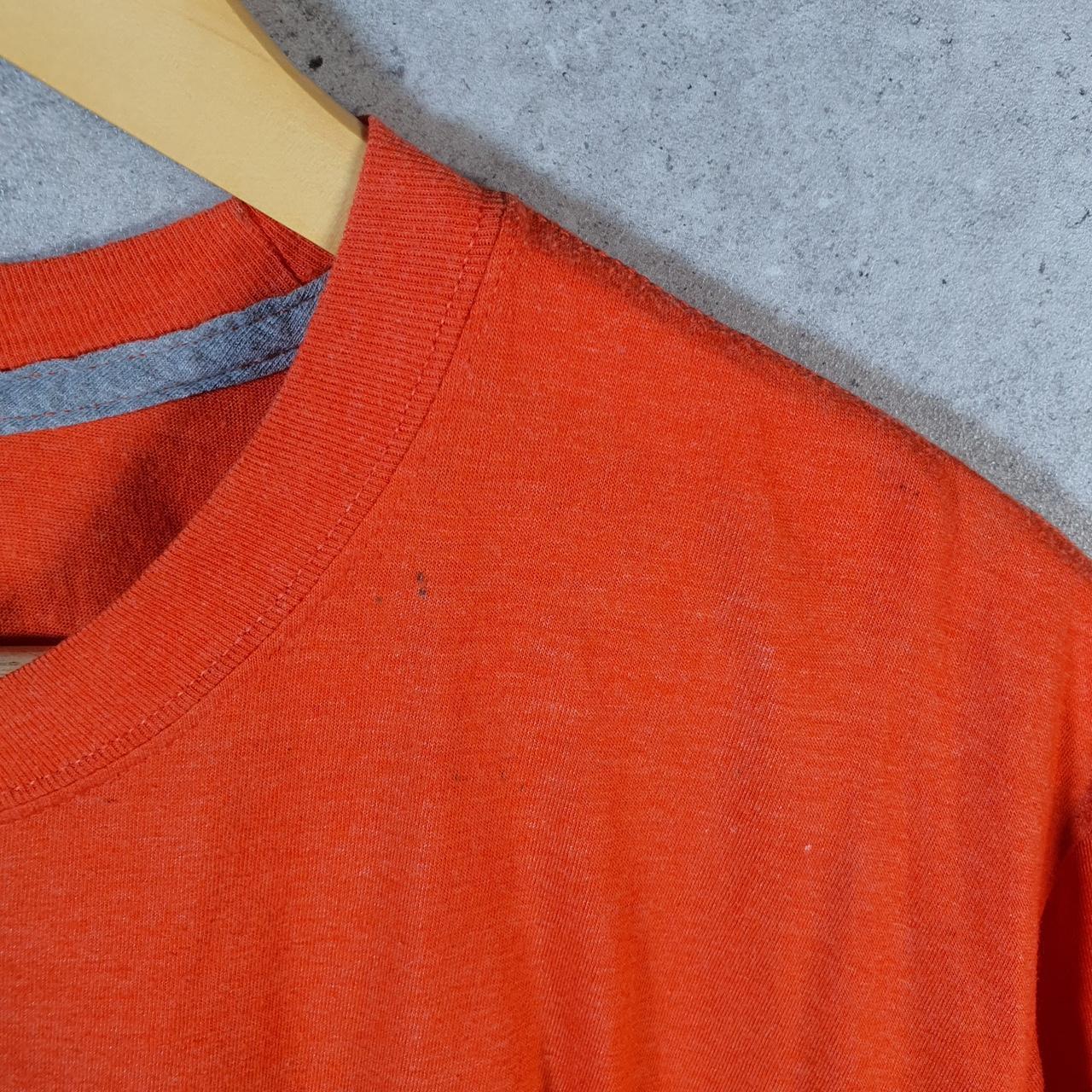 Vintage Nike Illini T Shirt Men’s XL Orange Logo Spellout Swoosh Athletic