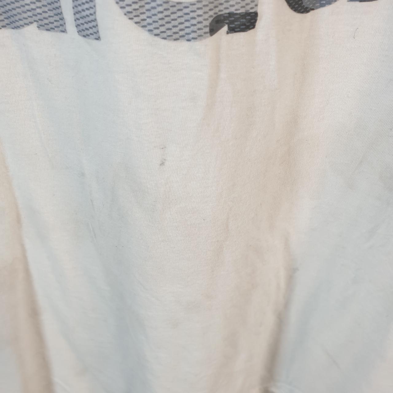 Vintage Adidas Amplifier T Shirt Shirt Men’s Large White Three Stripes Logo Athletic C9881