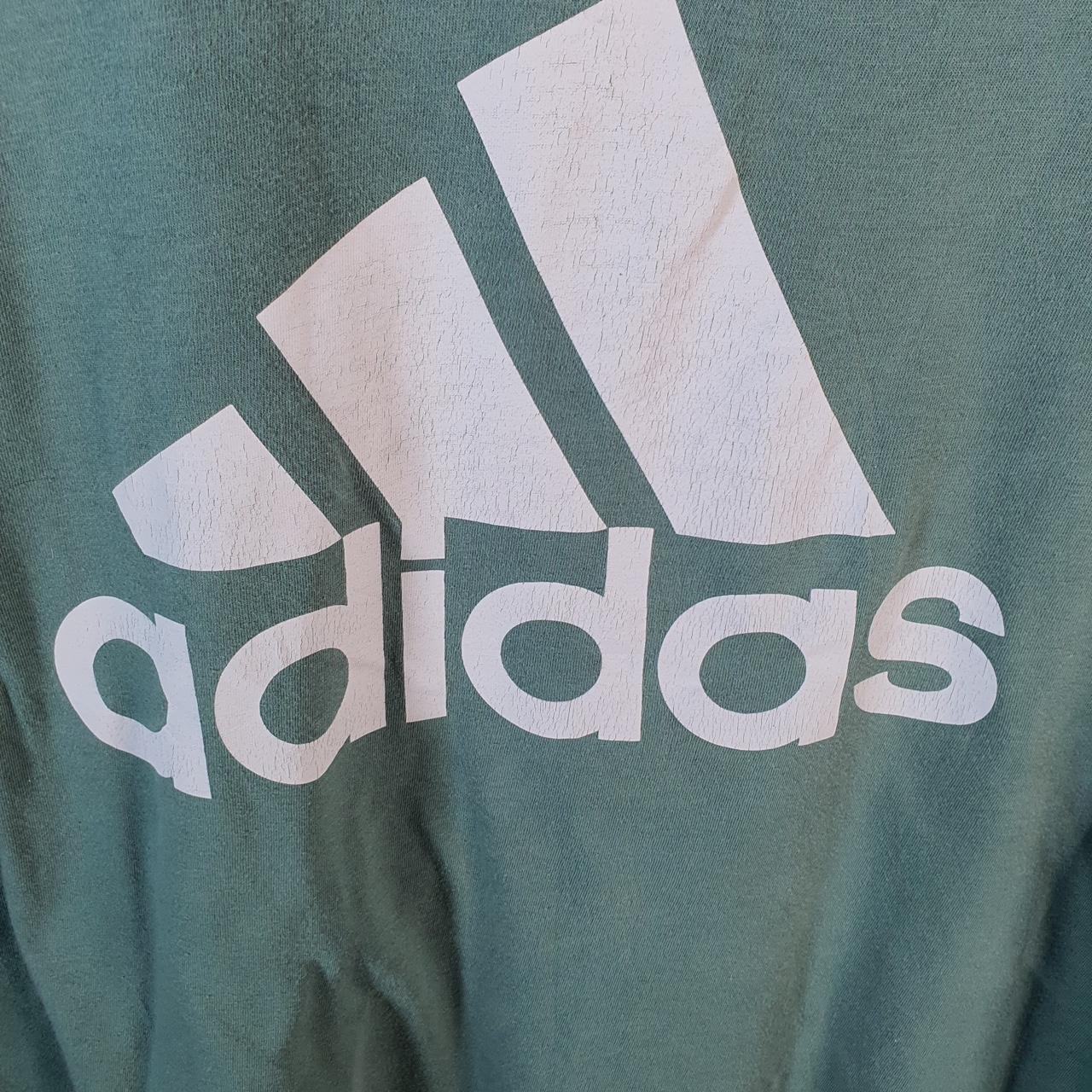 Vintage Adidas Golf T Shirt Men’s XL Blue Three Stripes Athletic Logo