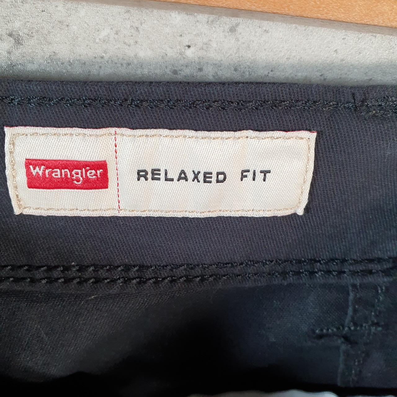 Vintage Wrangler Chino Shorts Jorts Cargo Men’s W34 Black Baggy Cotton A4444