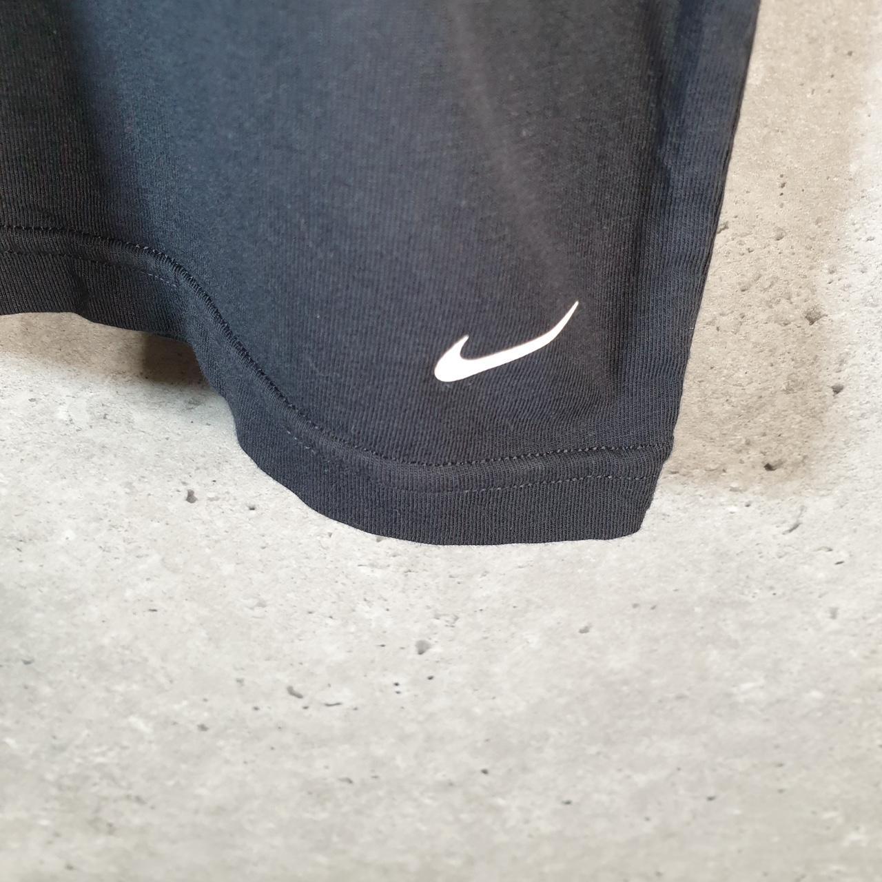 Vintage Nike Dri Fit Spellout T Shirt Men’s XL Black Logo Swoosh Athletic