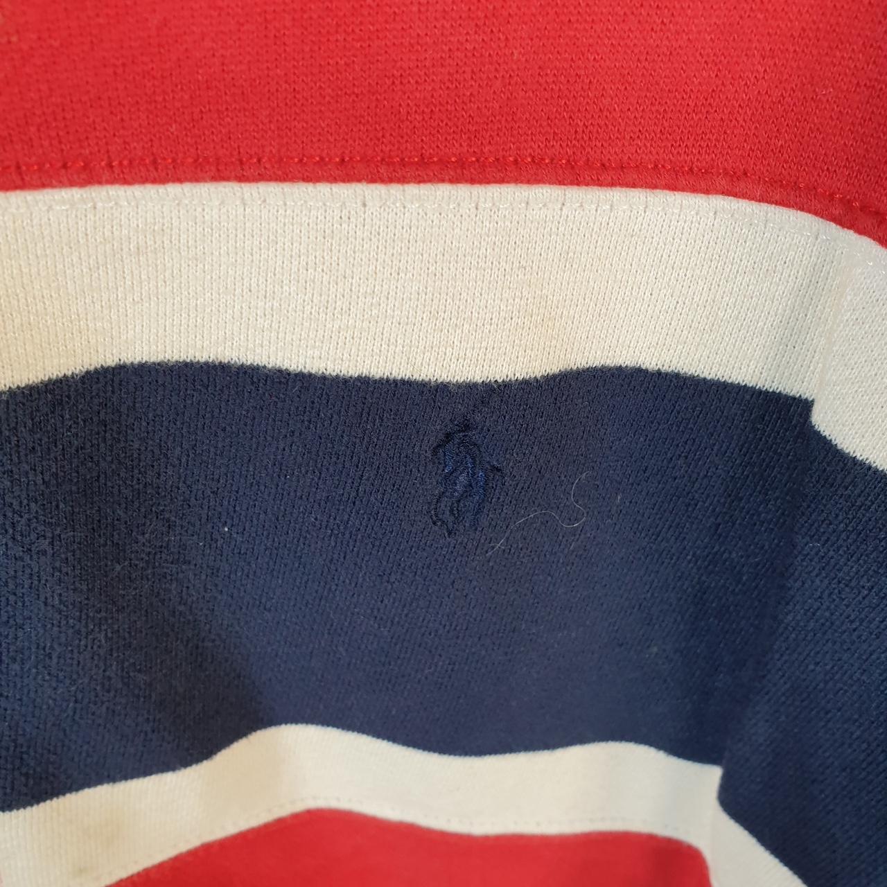 Vintage Ralph Lauren Polo Hoodie Men’s Large Red Cotton Full Zip Pony