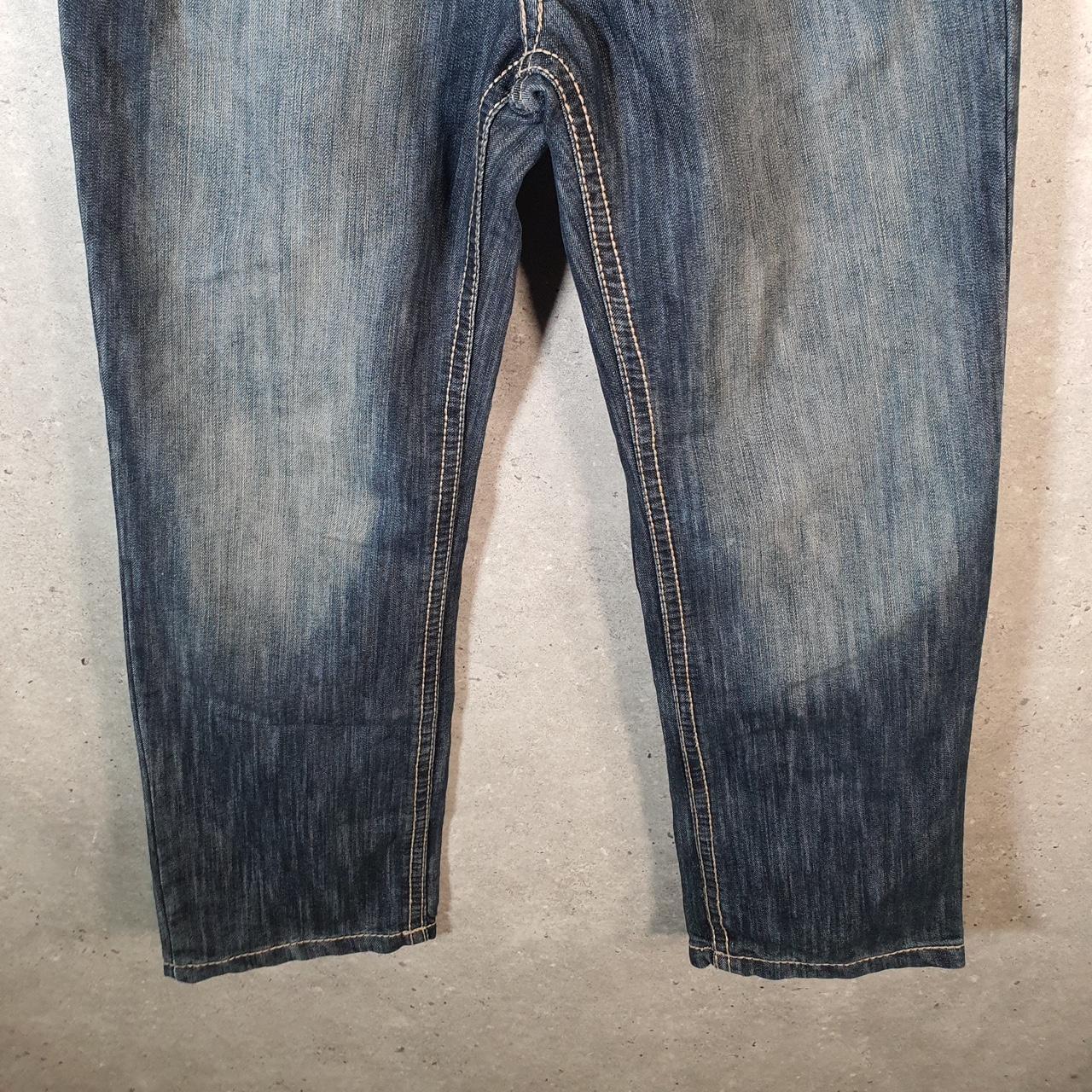 Vintage Exclusive SouthPole Baggy Y2K Hip Hop Jeans Mens W32 L30 Blue Denim Wide Leg Big Fish Vintage