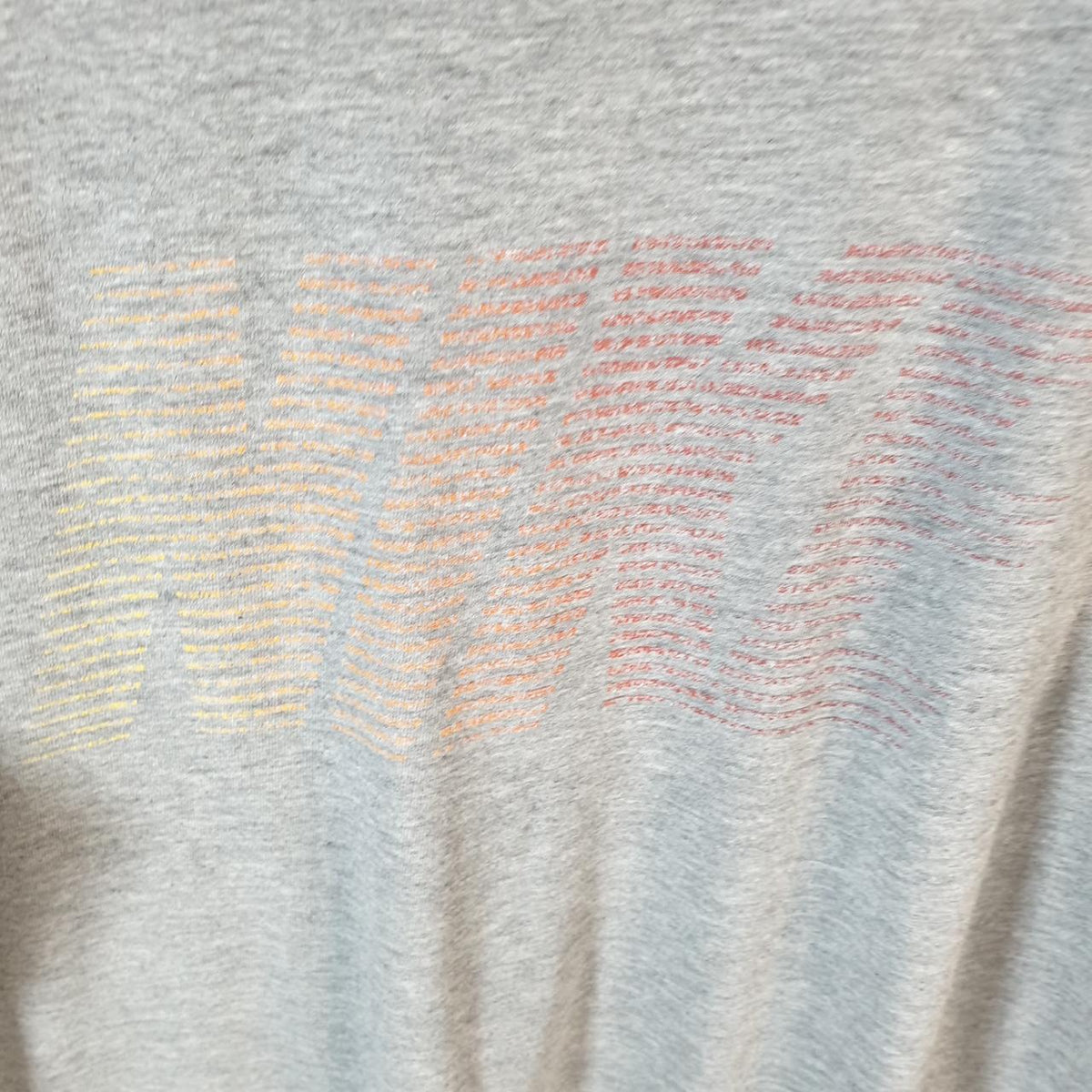 Vintage Nike Spellout T Shirt Men’s Small Grey Logo Printed Swoosh Athletic