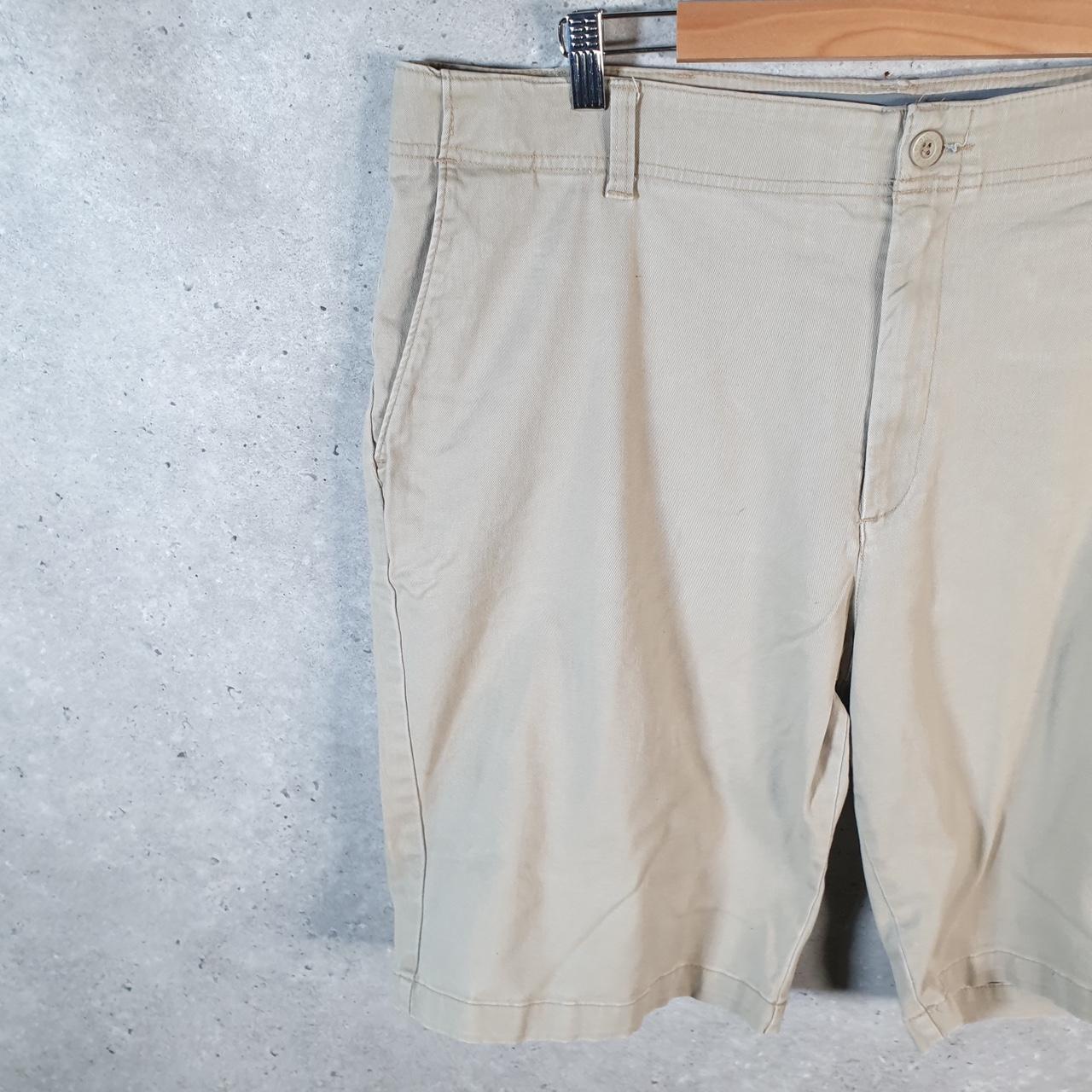 Vintage Dickies Flex Baggy Chino Shorts Jorts Cargo Mens W40 Brown Relaxed Fit