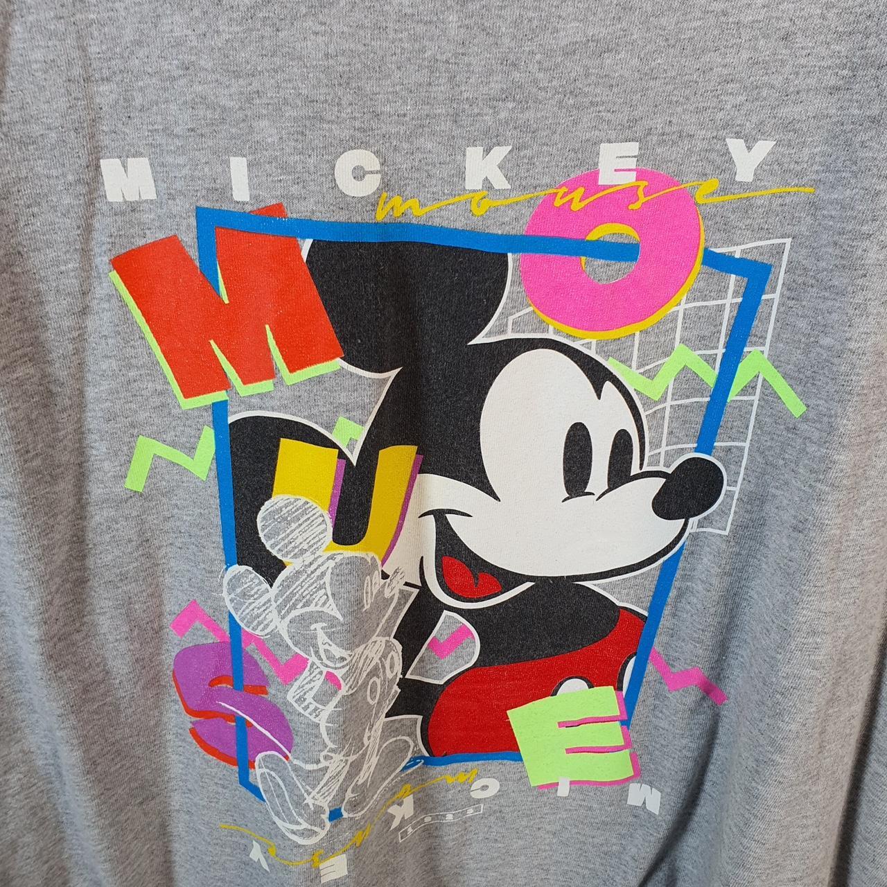 Vintage Disney Land Mickey Mouse T Shirt Men’s 2XL Grey Graphic Cartoon