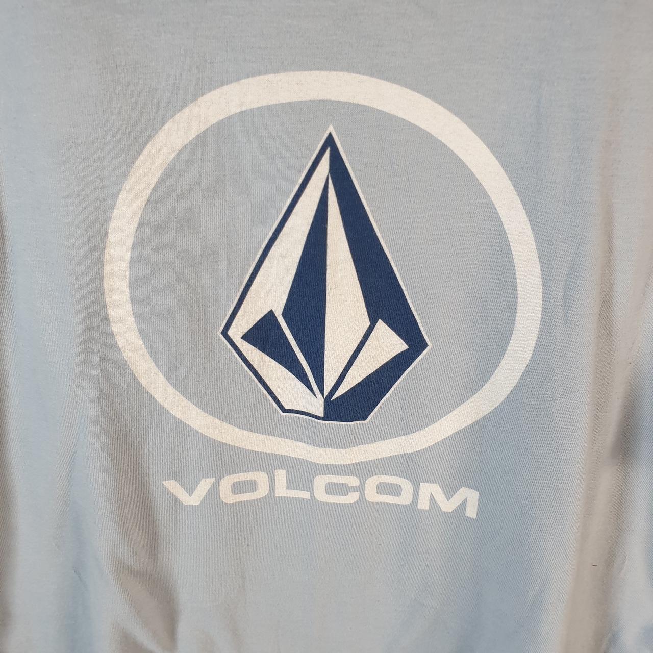 Vintage Volcom Y2K T Shirt Men’s Medium Blue Casual Sports Logo Athletic