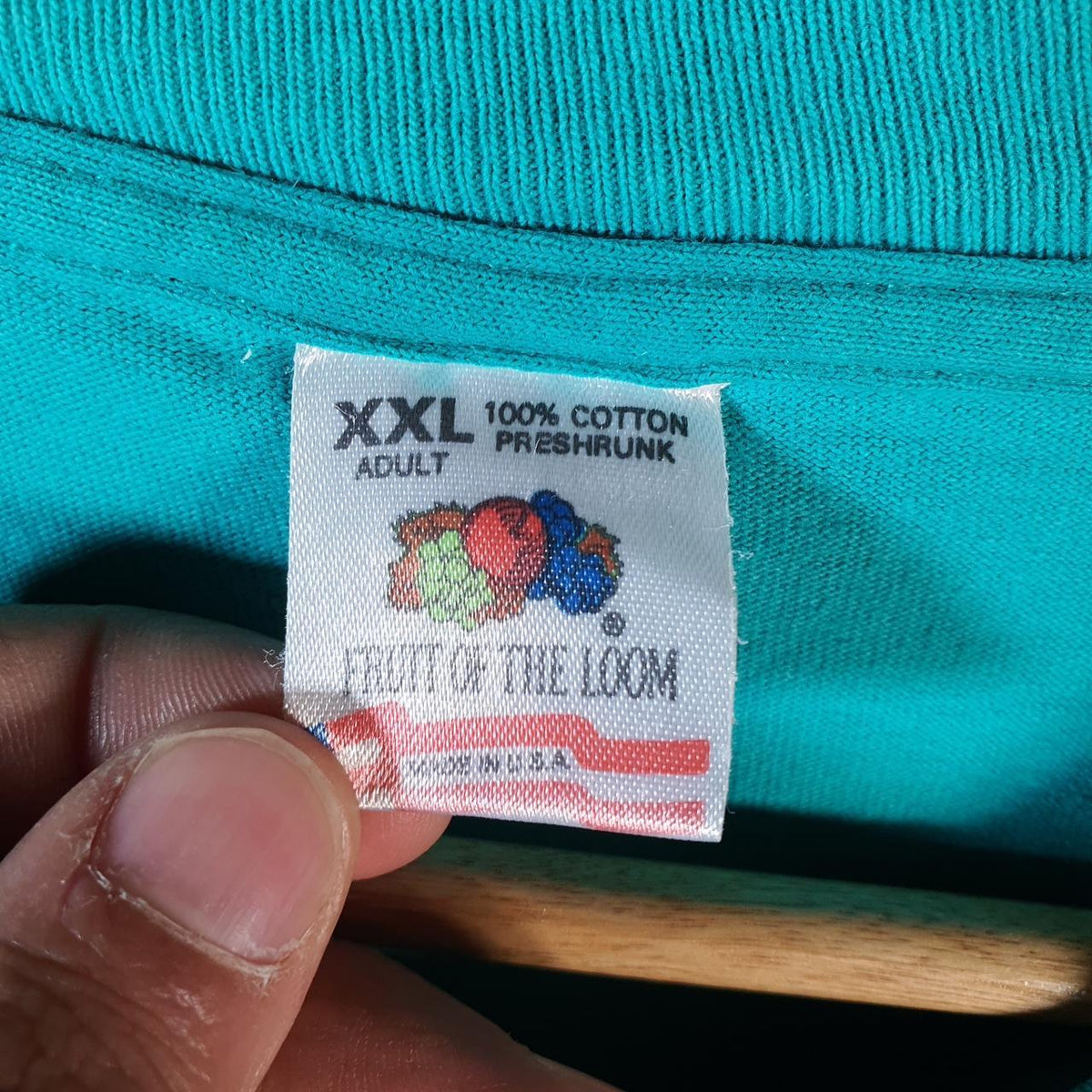 Vintage Fruit of the Loom Twelve Oaks Hospital 90s USA Single Stitch T Shirt Men’s 2XL Blue C9655