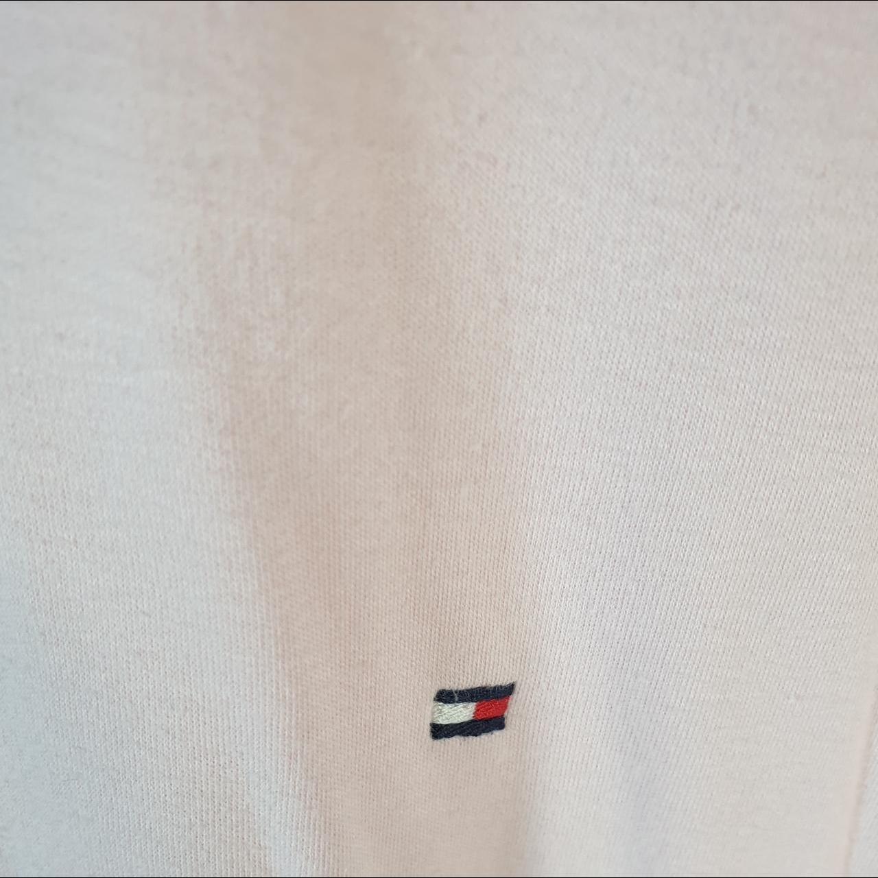 Vintage Tommy Hilfiger Polo Shirt Men’s XL Pink Custom Fit Embroidered Logo