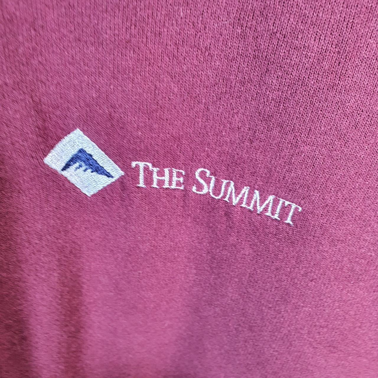 Vintage Lee Heavyweight Sweatshirt Men’s XL Red USA The Summit 1/4 Zip Embroidered