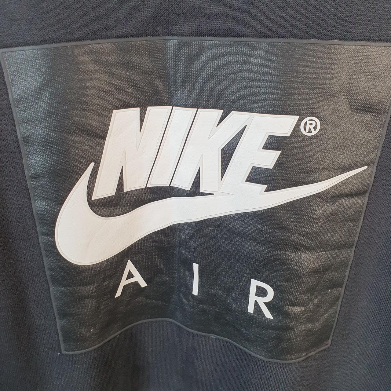 Vintage Nike Air Sweatshirt Men’s Large Black Swoosh Y2K Pullover Logo