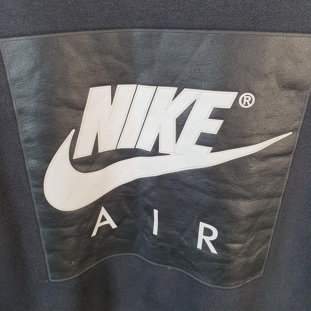 Vintage Nike Air Sweatshirt Men’s Large Black Swoosh Y2K Pullover Logo