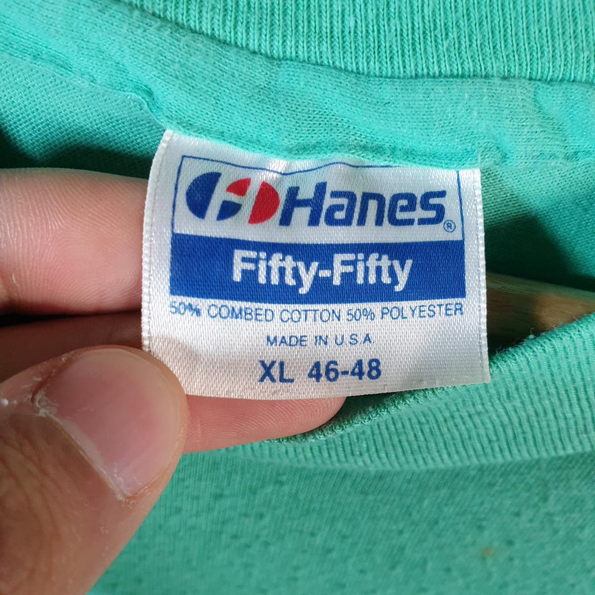 Vintage Hanes Washington White House Tour 90s USA Single Stitch T Shirt Men’s XL Blue C8136