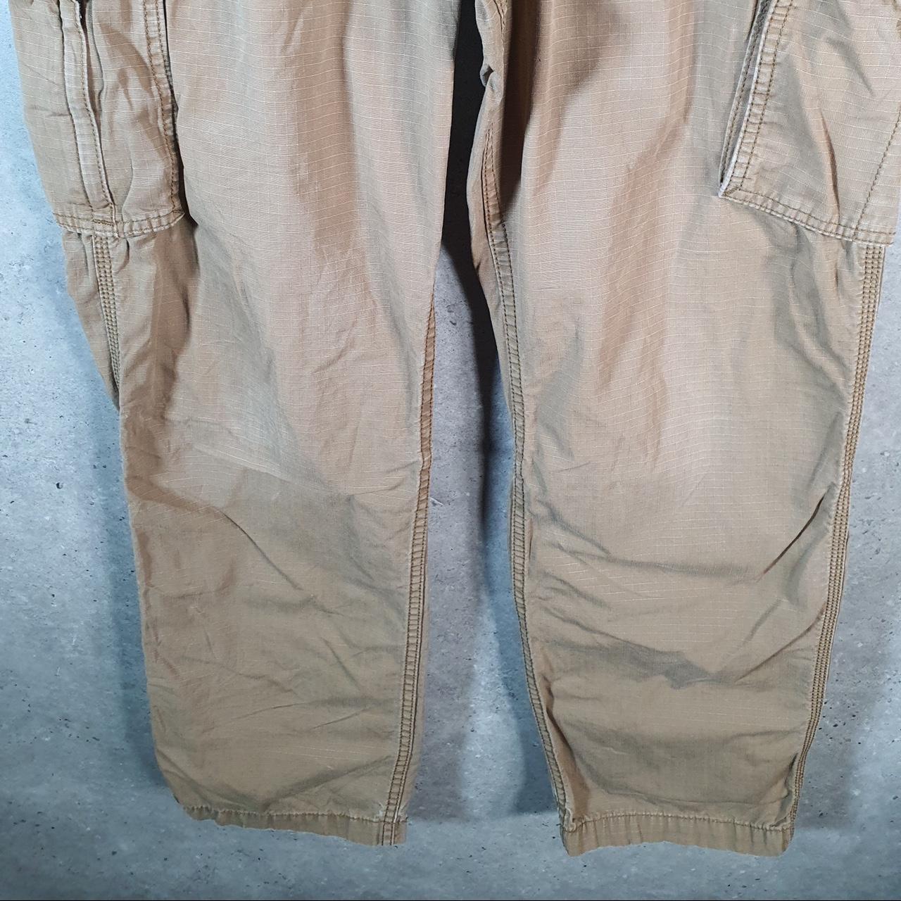 Vintage Carhartt Carpenter Trousers Mens W38 L34 Brown Relaxed Fit Workwear USA