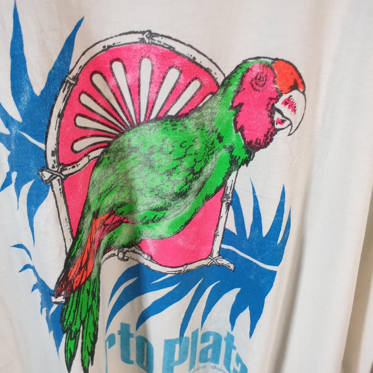 Vintage Caiman Puerto Plata Dominican Republic 90s USA Single Stitch T Shirt Men’s XL White