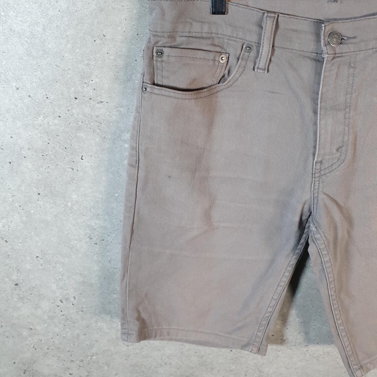 Vintage Levi’s 511 Baggy Shorts Jorts Cargo Mens W32 Grey Relaxed Denim