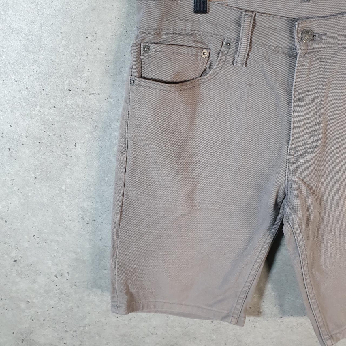 Vintage Levi’s 511 Baggy Shorts Jorts Cargo Mens W32 Grey Relaxed Denim