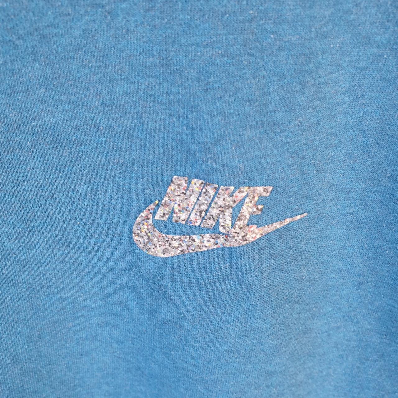 Vintage Nike Club Embroidered Sweatshirt Men’s Medium Blue Swoosh Y2K Pullover