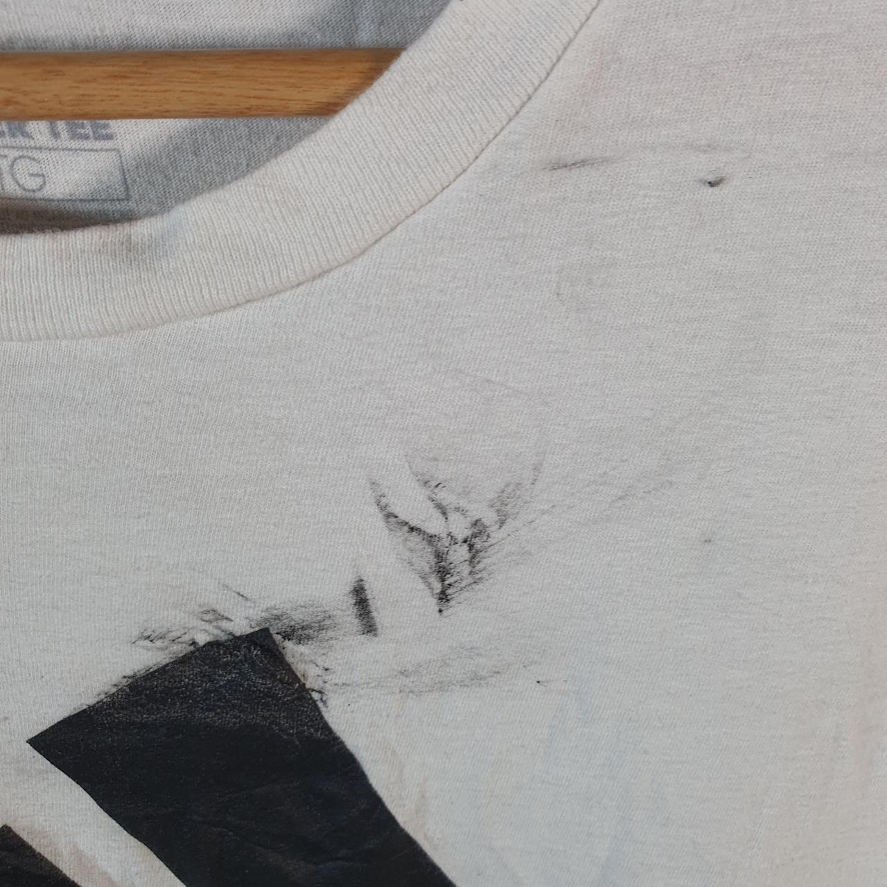 Vintage Adidas Amplifier T Shirt Men’s XL White Sportswear Spellout Logo Athletic