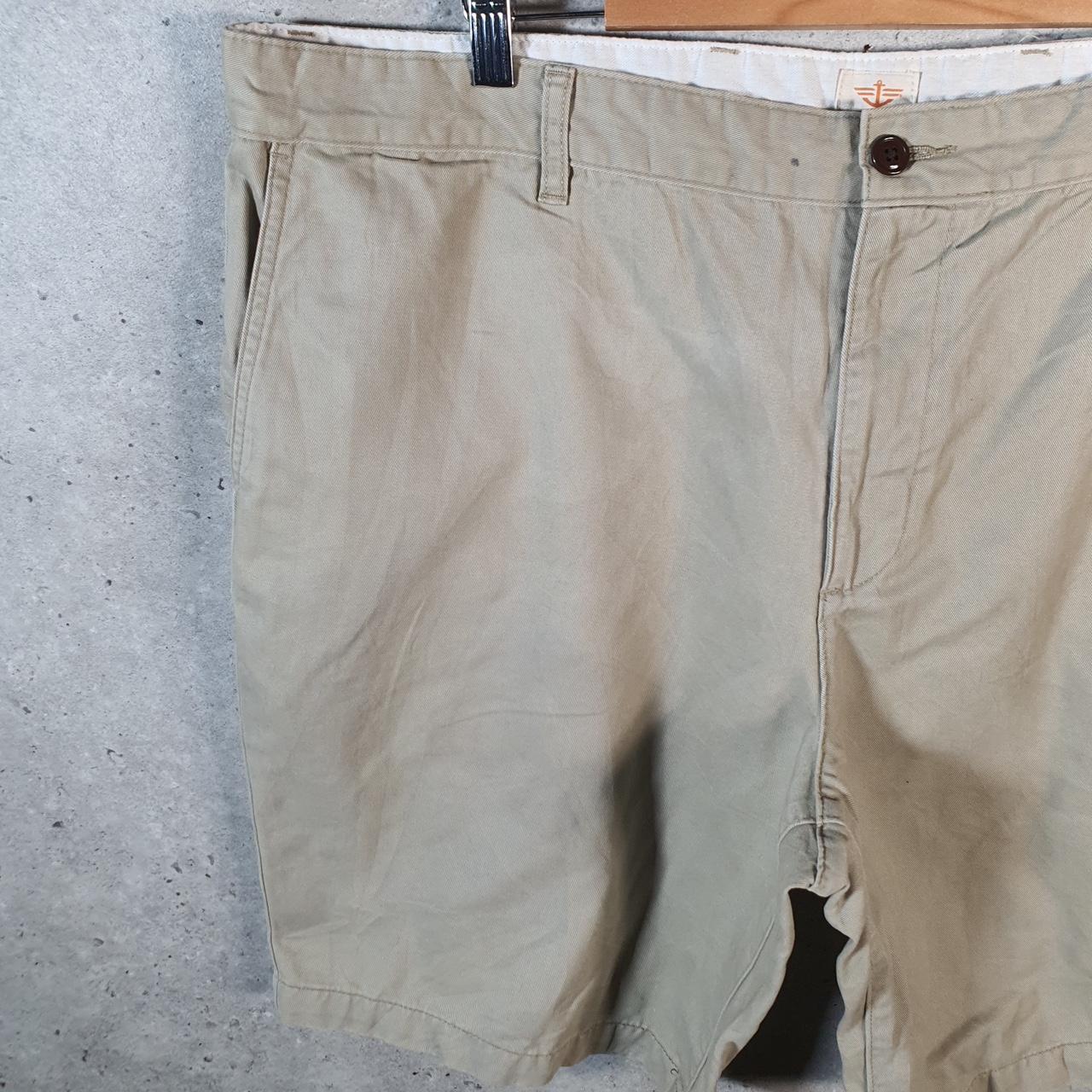 Vintage Dockers Chino Shorts Jorts Cargo Men’s W42 Brown Baggy Cotton
