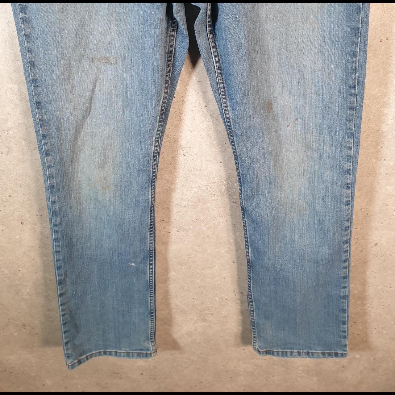 Vintage Carhartt Workwear Carpenter Jeans Mens W34 L32 Blue Denim Relaxed Fit USA