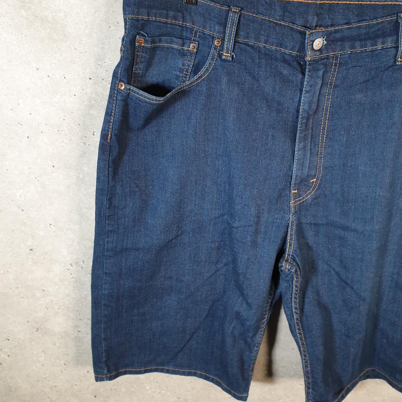 Vintage Levi’s 569 Baggy Shorts Jorts Cargo Men’s W40 Blue Relaxed Denim