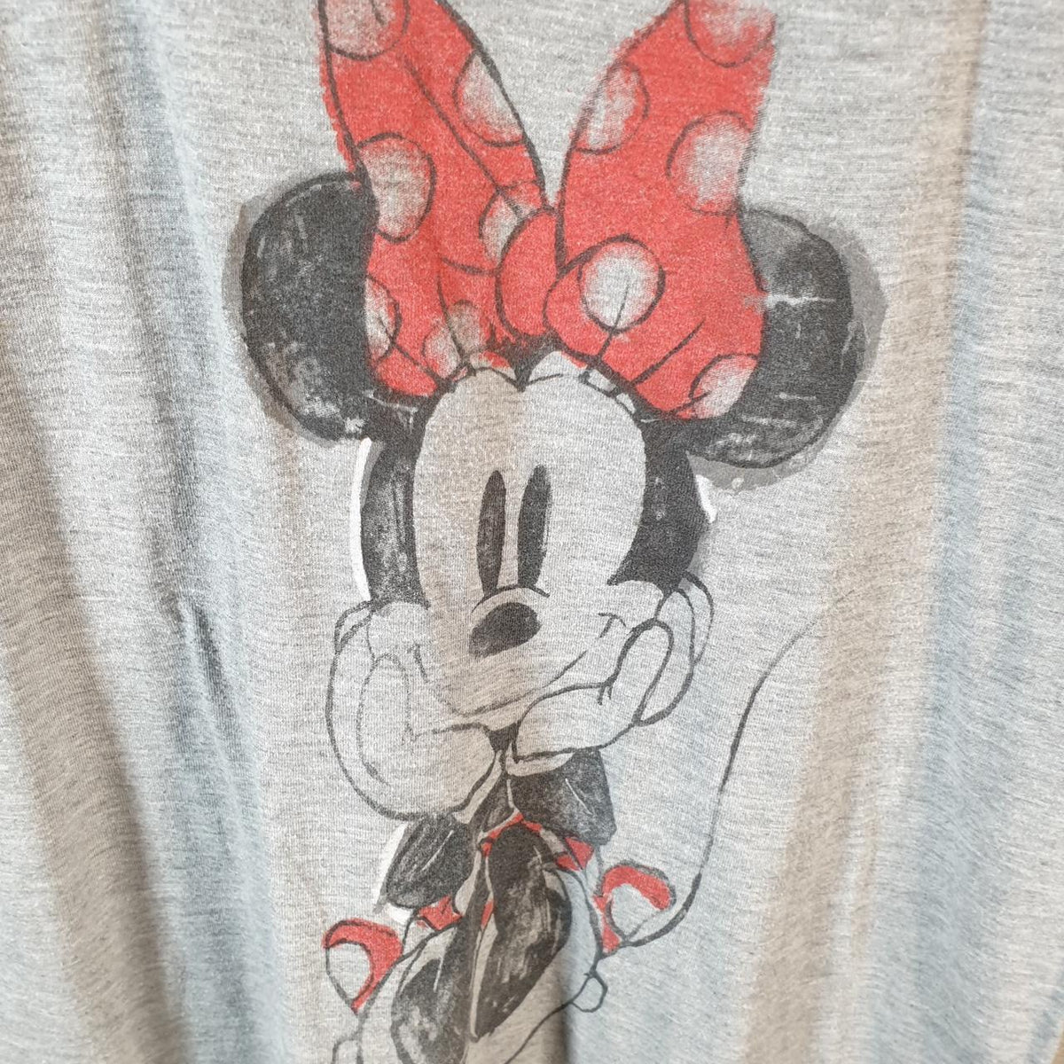 Vintage Disney Land Mickey Mouse T Shirt Men’s Medium Grey Cartoon