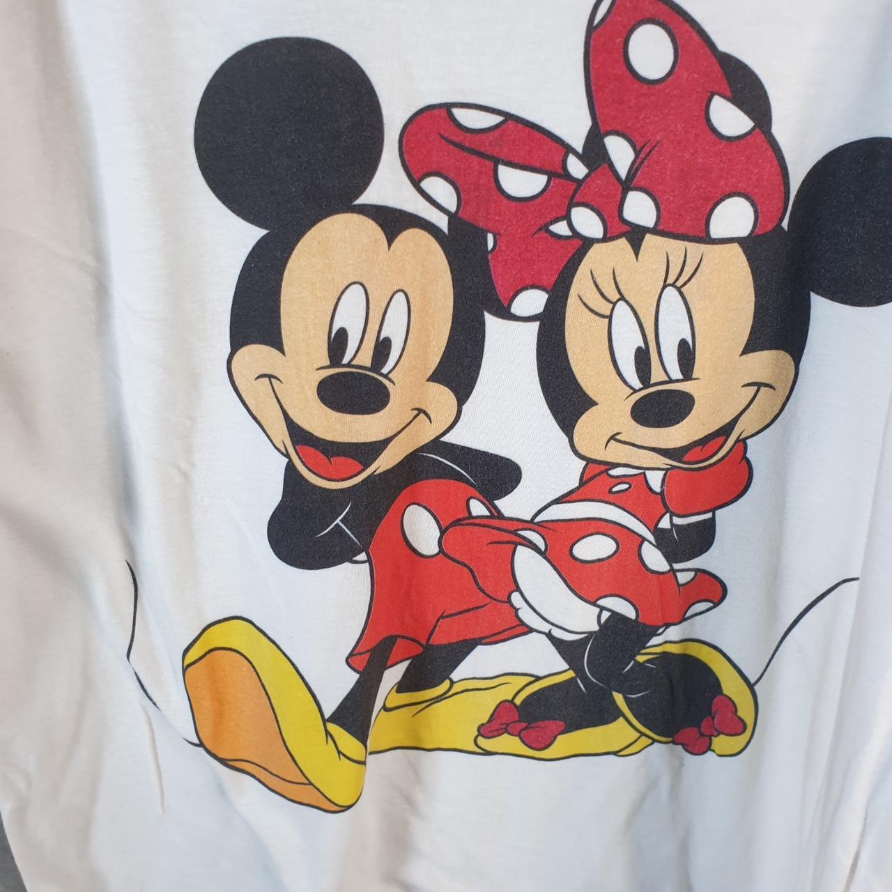 Vintage Disney Land Mickey Mouse T Shirt Men’s Medium White Graphic Cartoon