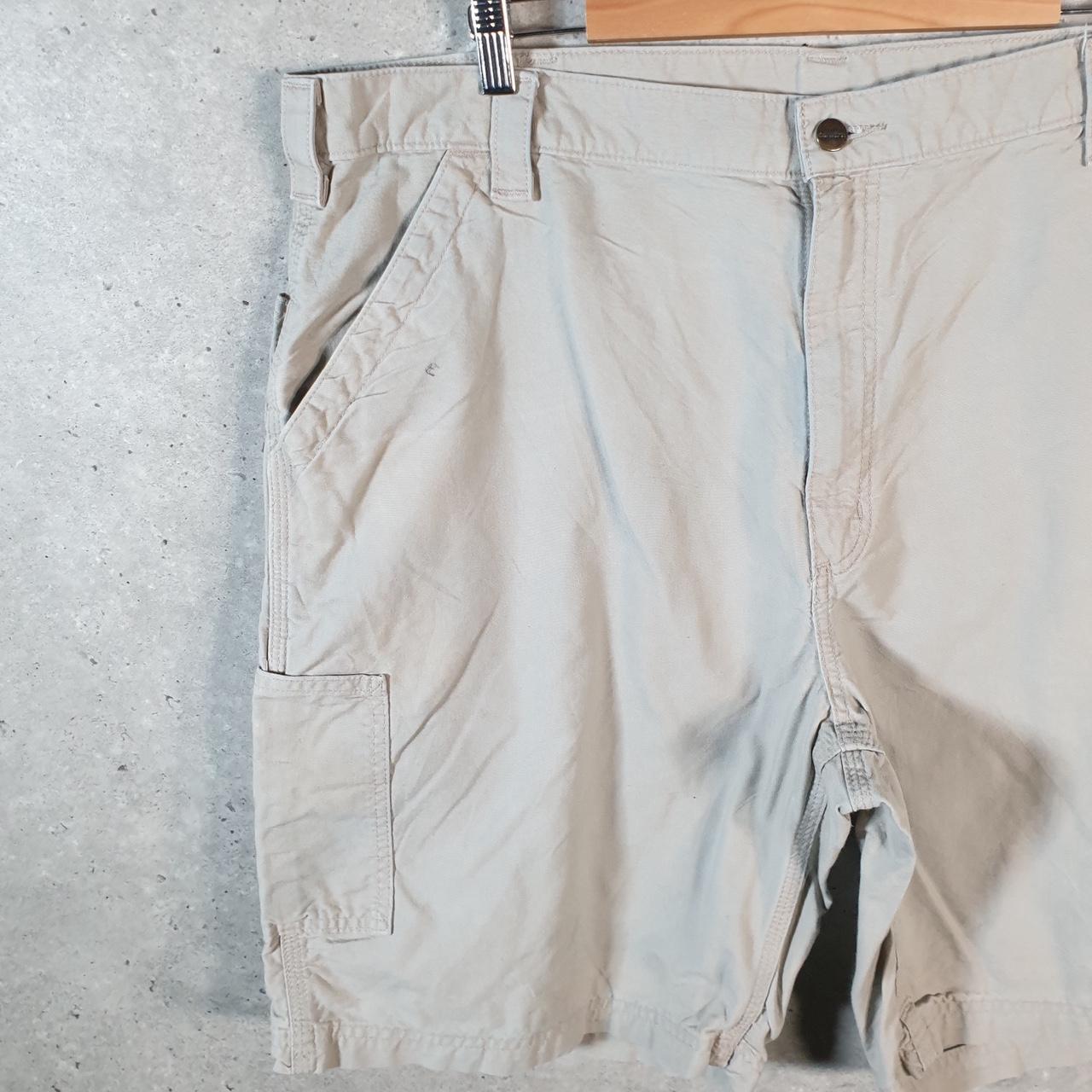 Vintage Carhartt Baggy Carpenter Shorts Jorts Cargo Men’s W42 Brown Original Fit Workwear