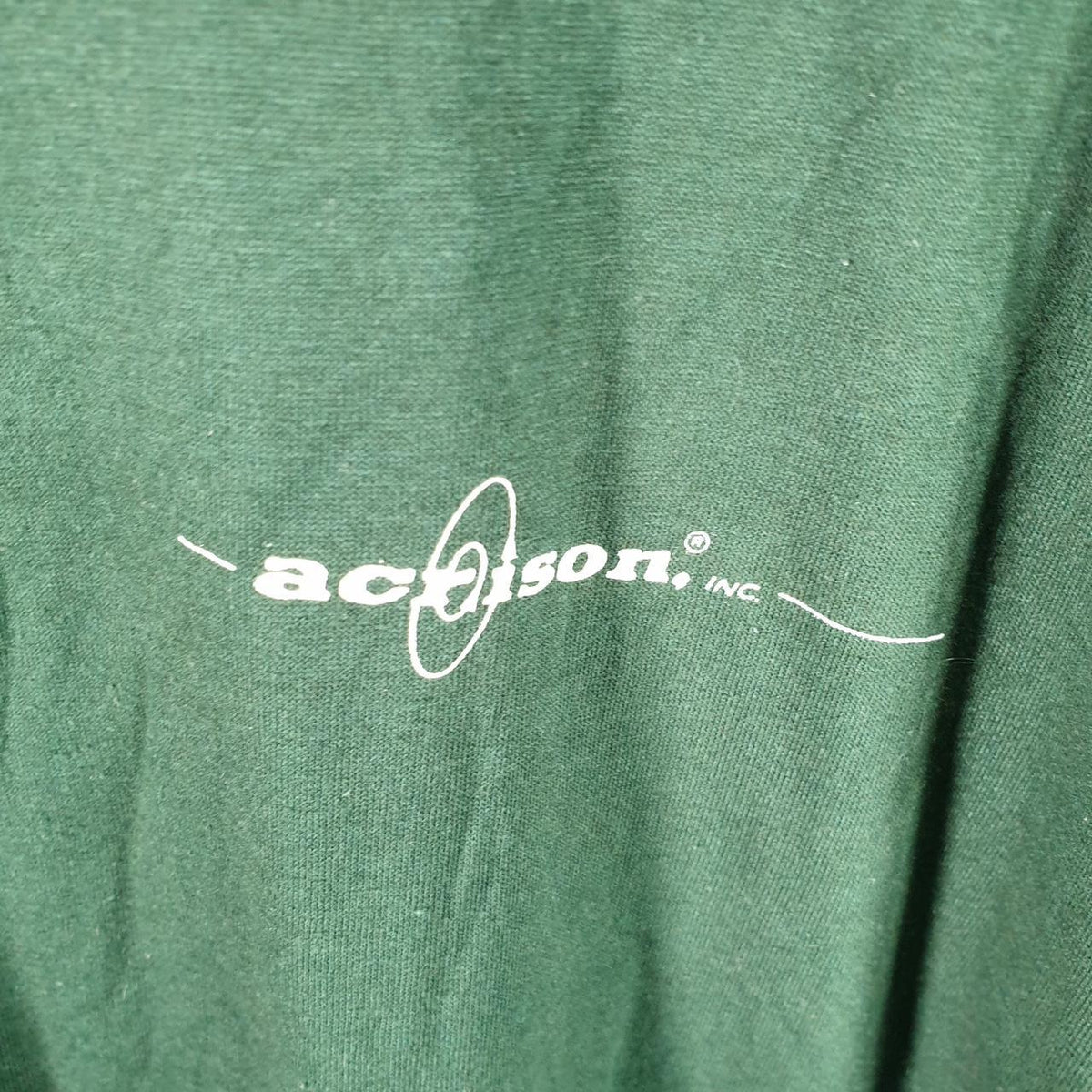 Vintage Jerzees USA Acrison Single Stitch T Shirt Men’s XL Green Big Fish Vintage
