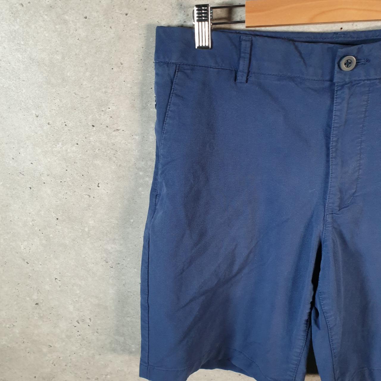 Vintage Izod Golf Chino Shorts Jorts Cargo Men’s W32 Blue Baggy Cotton