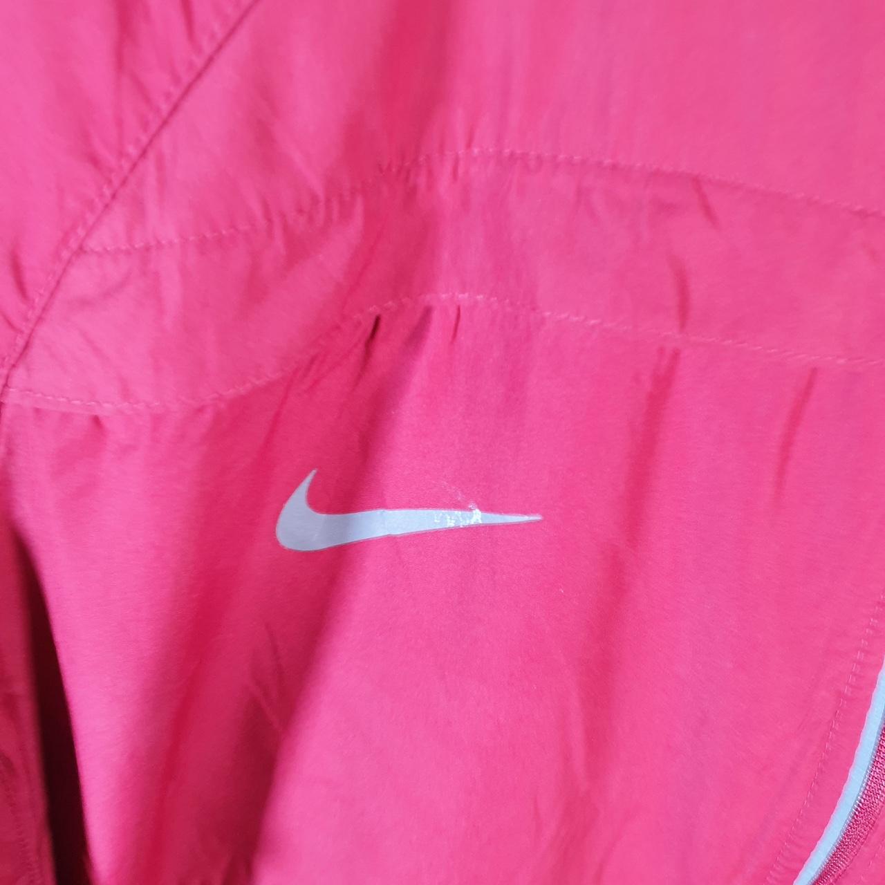 Vintage Nike Windbreaker Track Jacket Mens Large Red USA Swoosh Full Zip