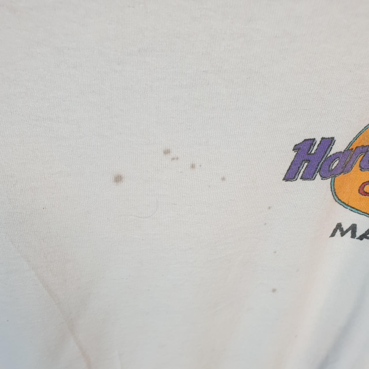 Vintage Hard Rock Cafe Maui 90s USA Single Stitch T Shirt Men’s XL White