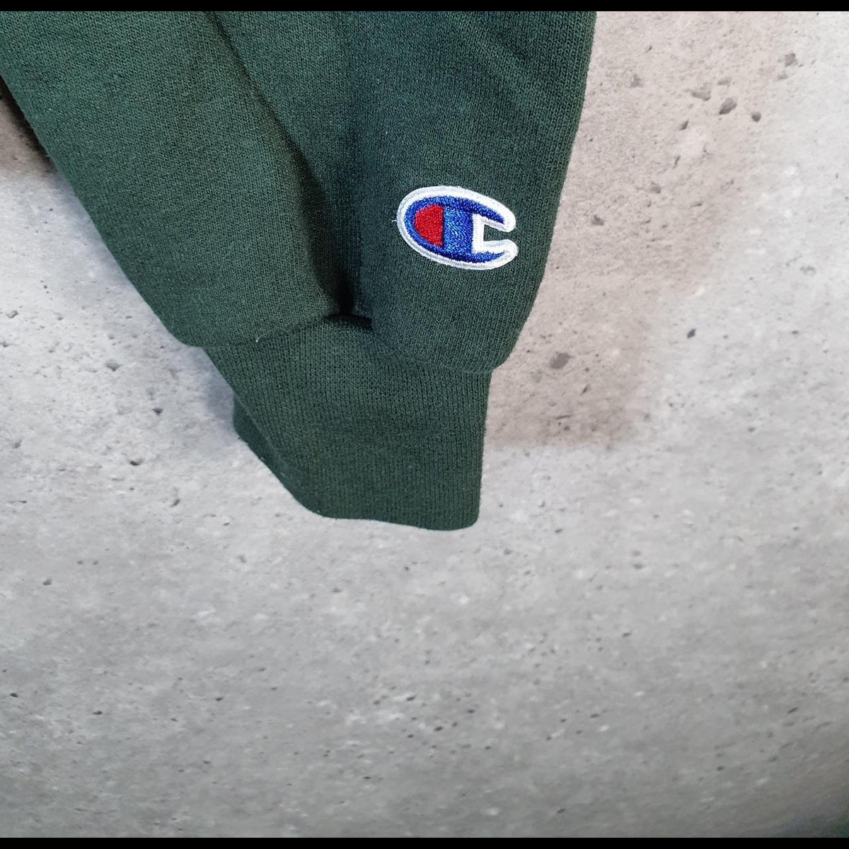 Vintage Champion Hoodie Men’s XS Green Pro Sport Pullover Cal Poly Mustangs