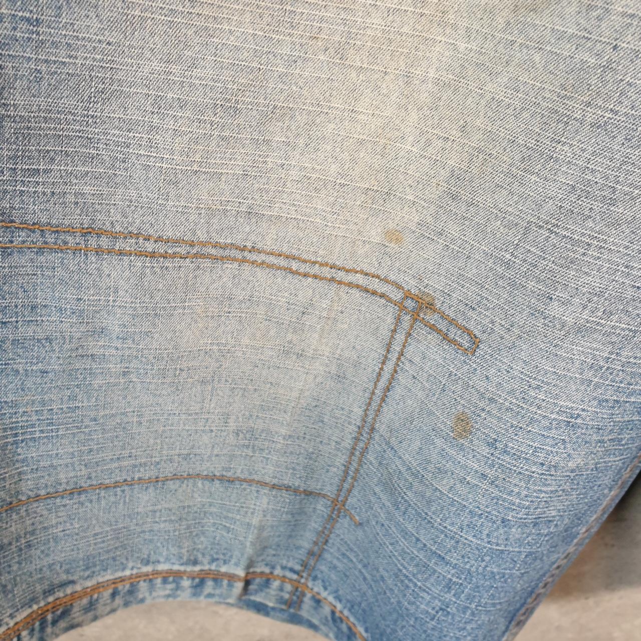 Vintage Pepe Jeans Baggy Y2K Hip Hop Jeans Shorts Jorts Mens W36 Blue Denim USA Big Fish Vintage