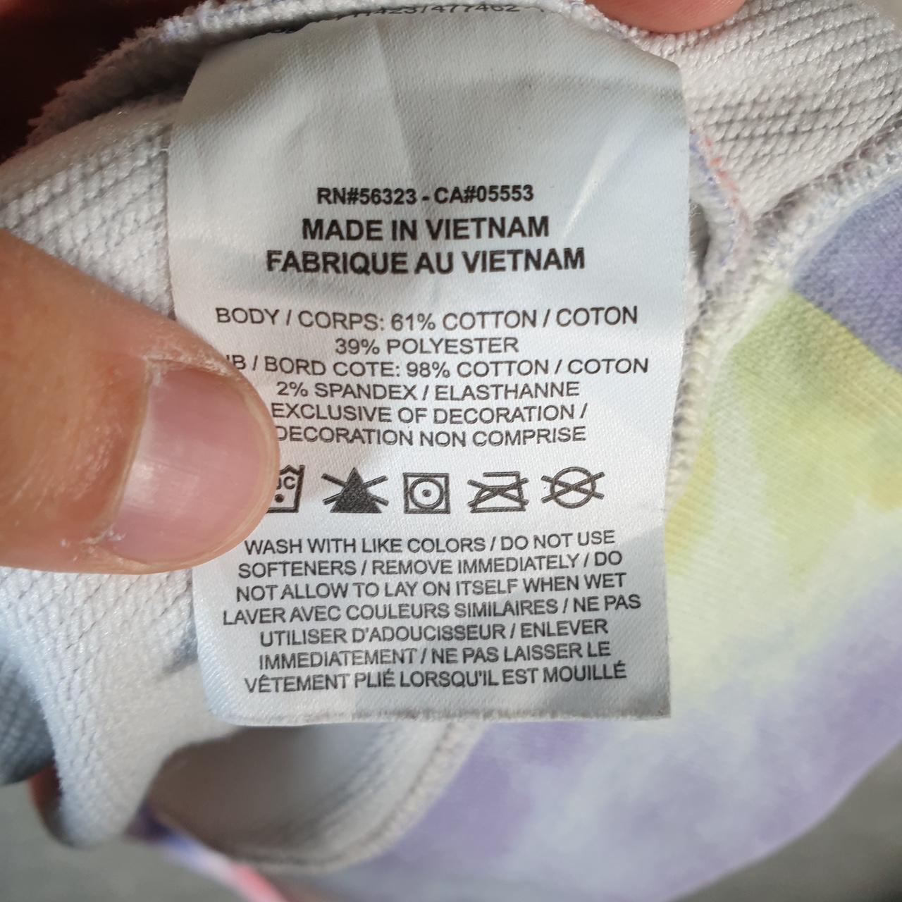 Vintage Nike Cropped Hoodie Womens Small Tie Dye Swoosh Y2K Pullover Logo