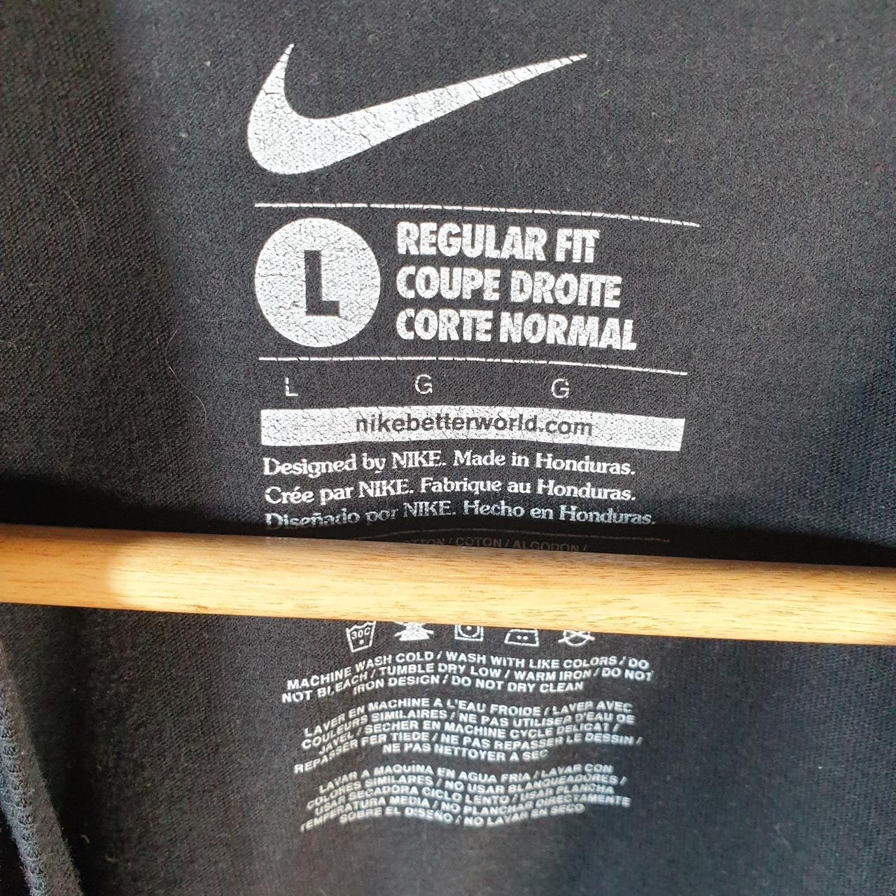 Vintage Nike Pirates Baseball T Shirt Men’s Large Black Logo Swoosh Athletic