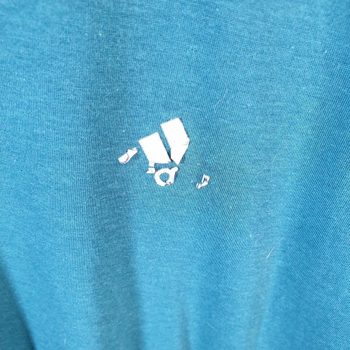 Vintage Adidas Ultimate T Shirt Men’s Medium Blue Graphic Three Stripes Athletic