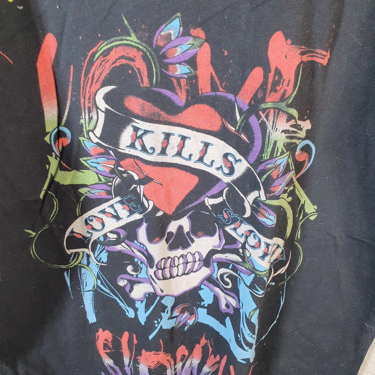 Vintage Ed Hardy T Shirt Men’s L Black Christian Audigier Love Heart Graphic Skull Y2K