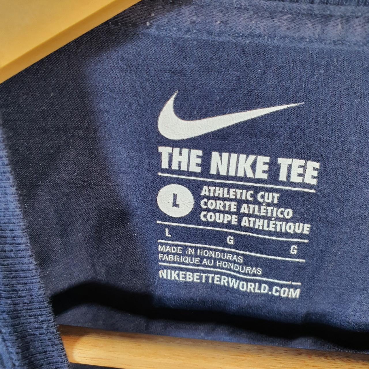 Vintage Nike NFL Seattle Seahwaks Wilson 3 T Shirt Shirt Men’s Large Blue Logo Athletic C9722