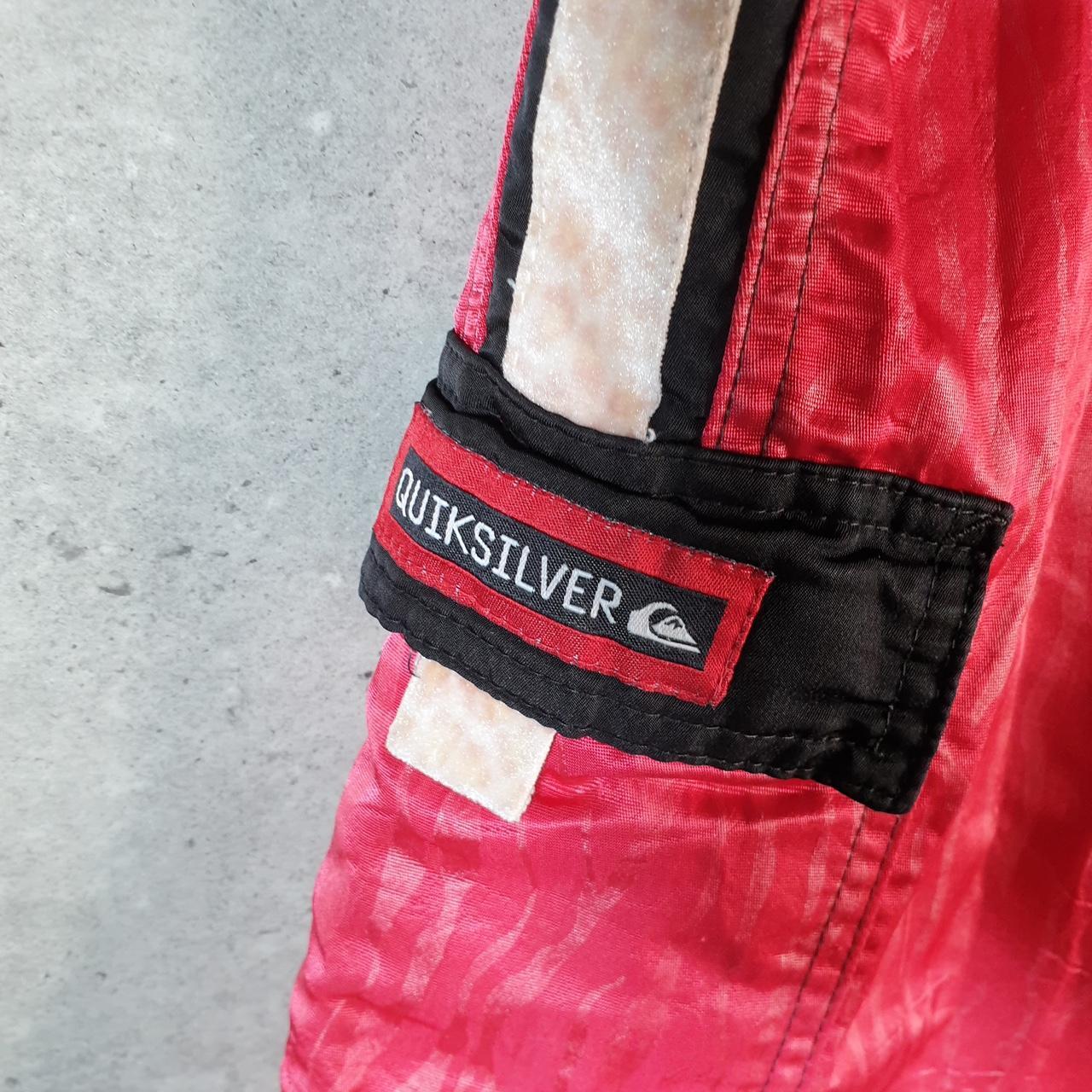 Vintage Quiksilver 90s USA Chino Shorts Jorts Cargo Men’s W32 Red Baggy