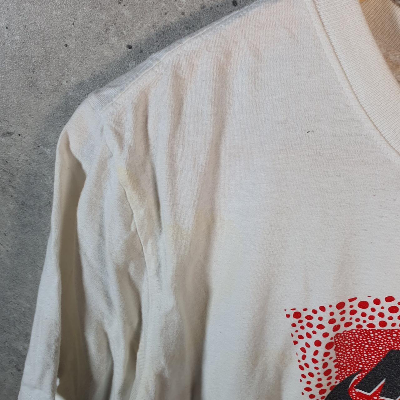 Vintage Nike Club Spellout T Shirt Men’s Medium White Logo Swoosh Athletic