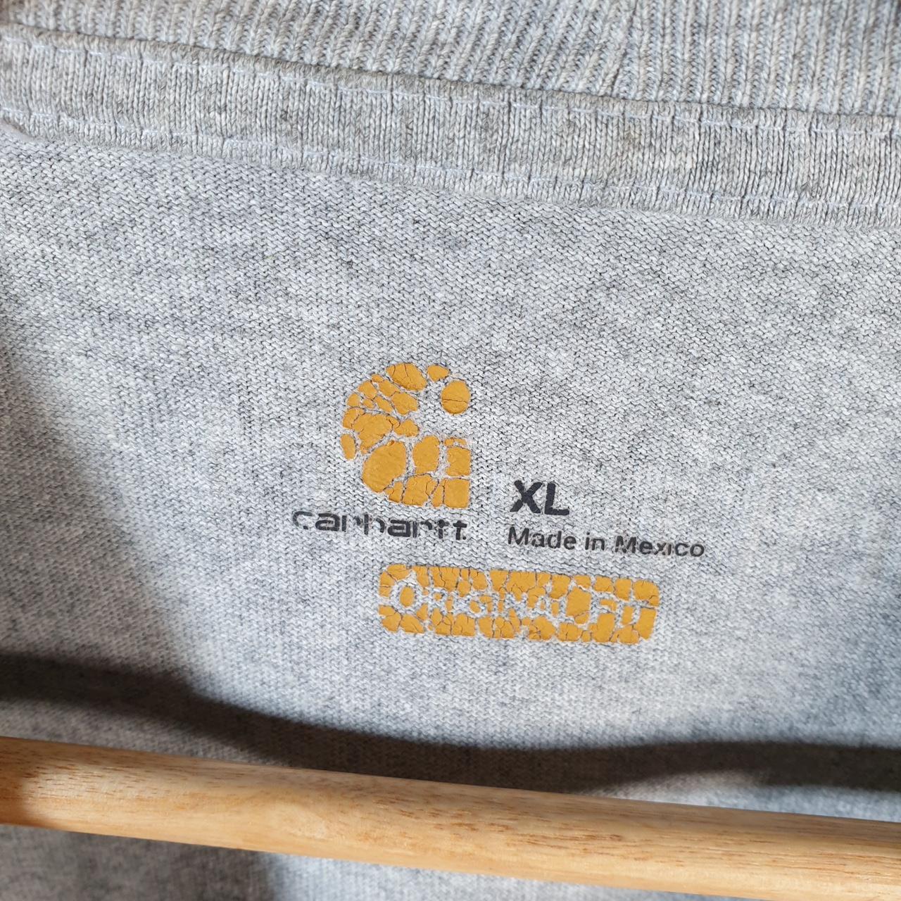 Vintage Carhartt Pocket T Shirt Men’s XL Grey Workwear Chore Utility Original Fit