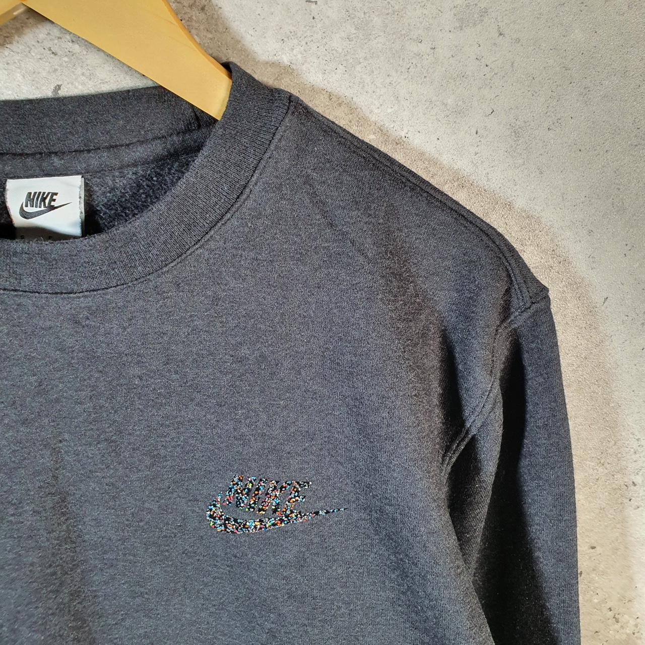Vintage Nike Club Sweatshirt Men’s Small Grey Swoosh Y2K Pullover Logo
