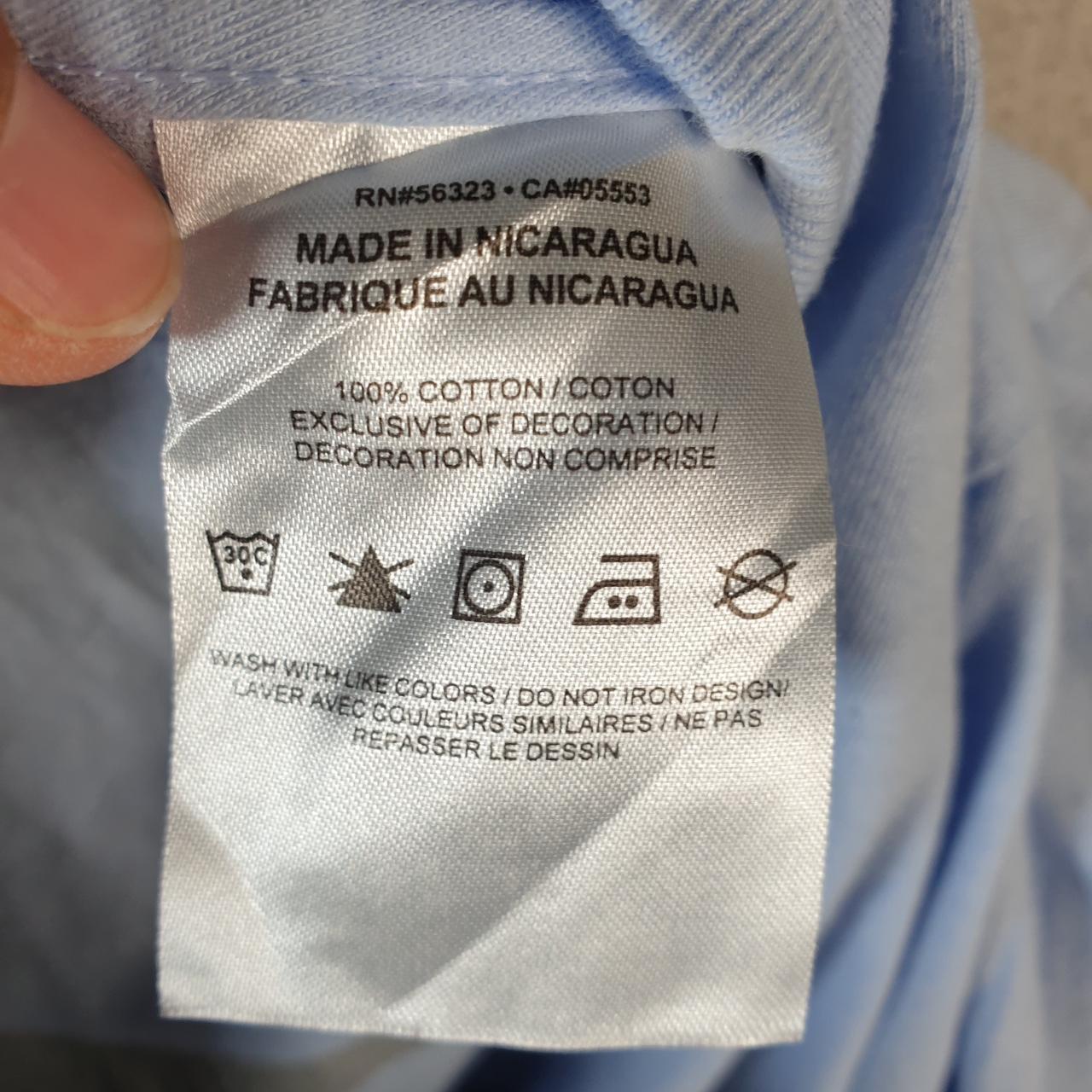 Vintage Nike Air T Shirt Men’s Large Blue Logo Swoosh Athletic C9892