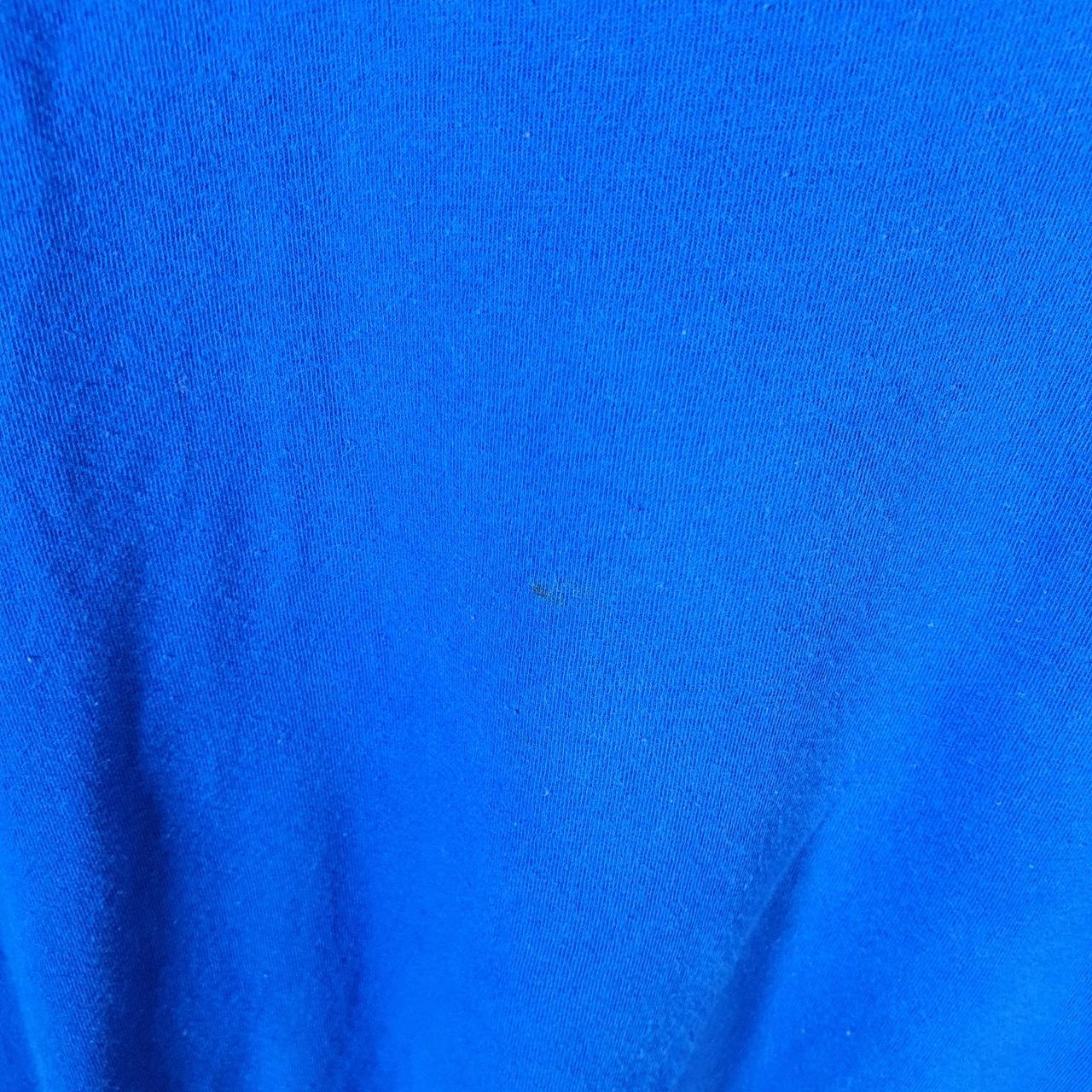 Vintage Tommy Hilfiger T Shirt Men’s Large Blue Custom Fit Embroidered Logo