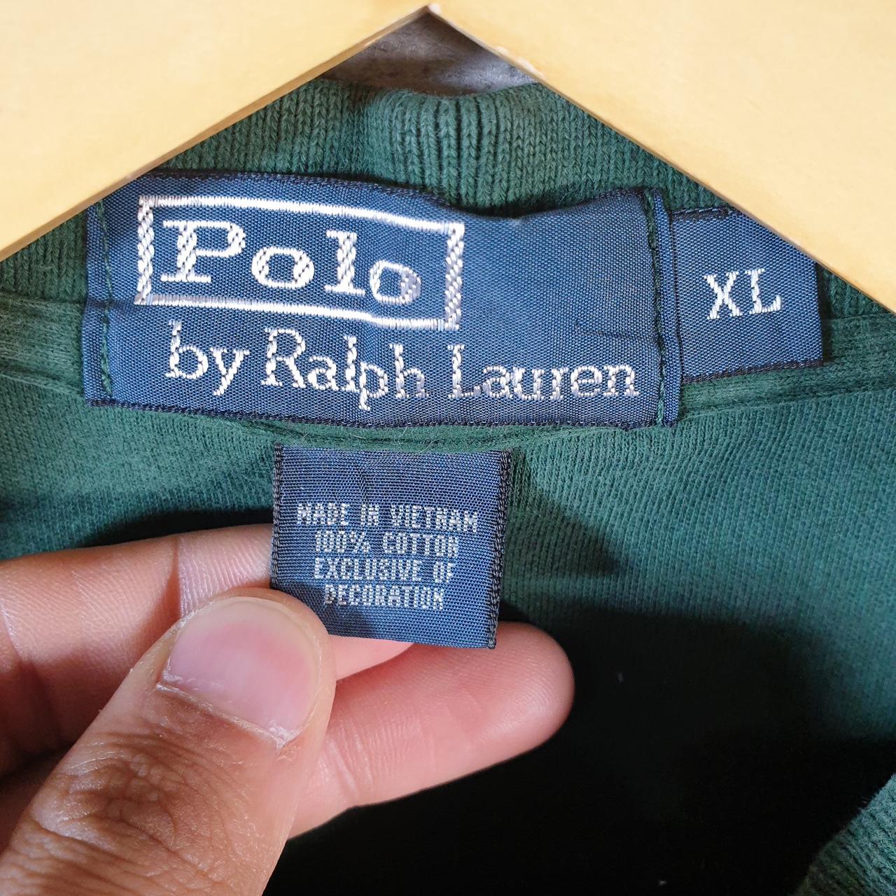 Vintage Ralph Lauren Polo Shirt Men’s XL Green Classic Fit Embroidered Pony