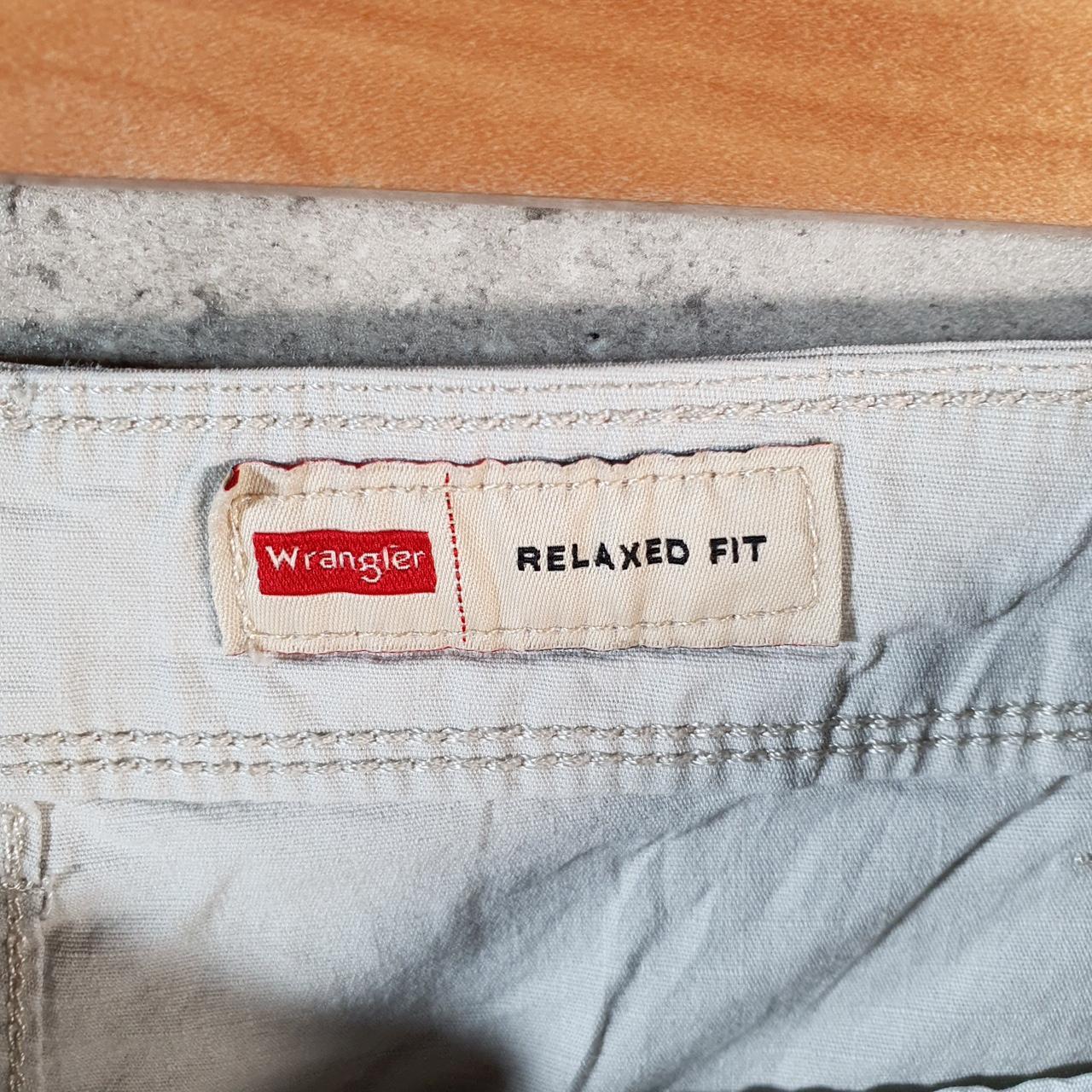 Vintage Wrangler Chino Shorts Jorts Cargo Men’s W36 Beige Baggy Cotton A4433